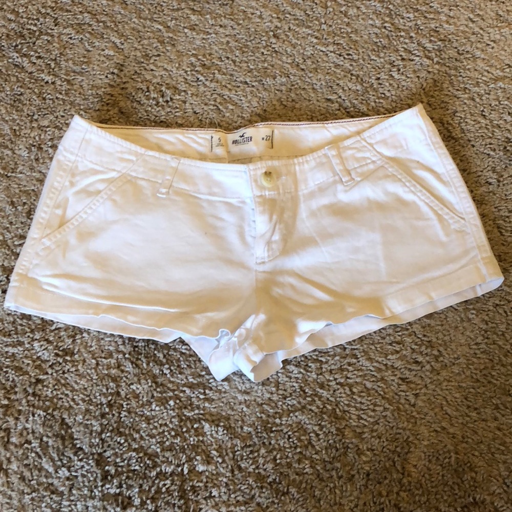 Size 5 Hollister white shorts